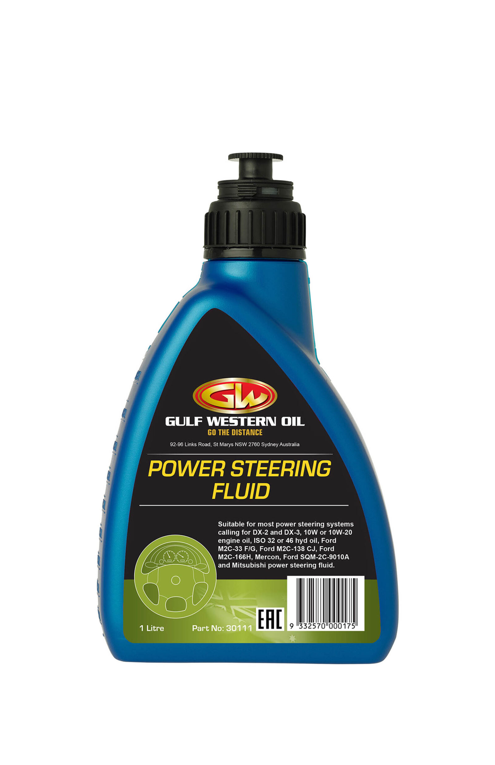 POWER STEERING FLUID Gulf Western Oil