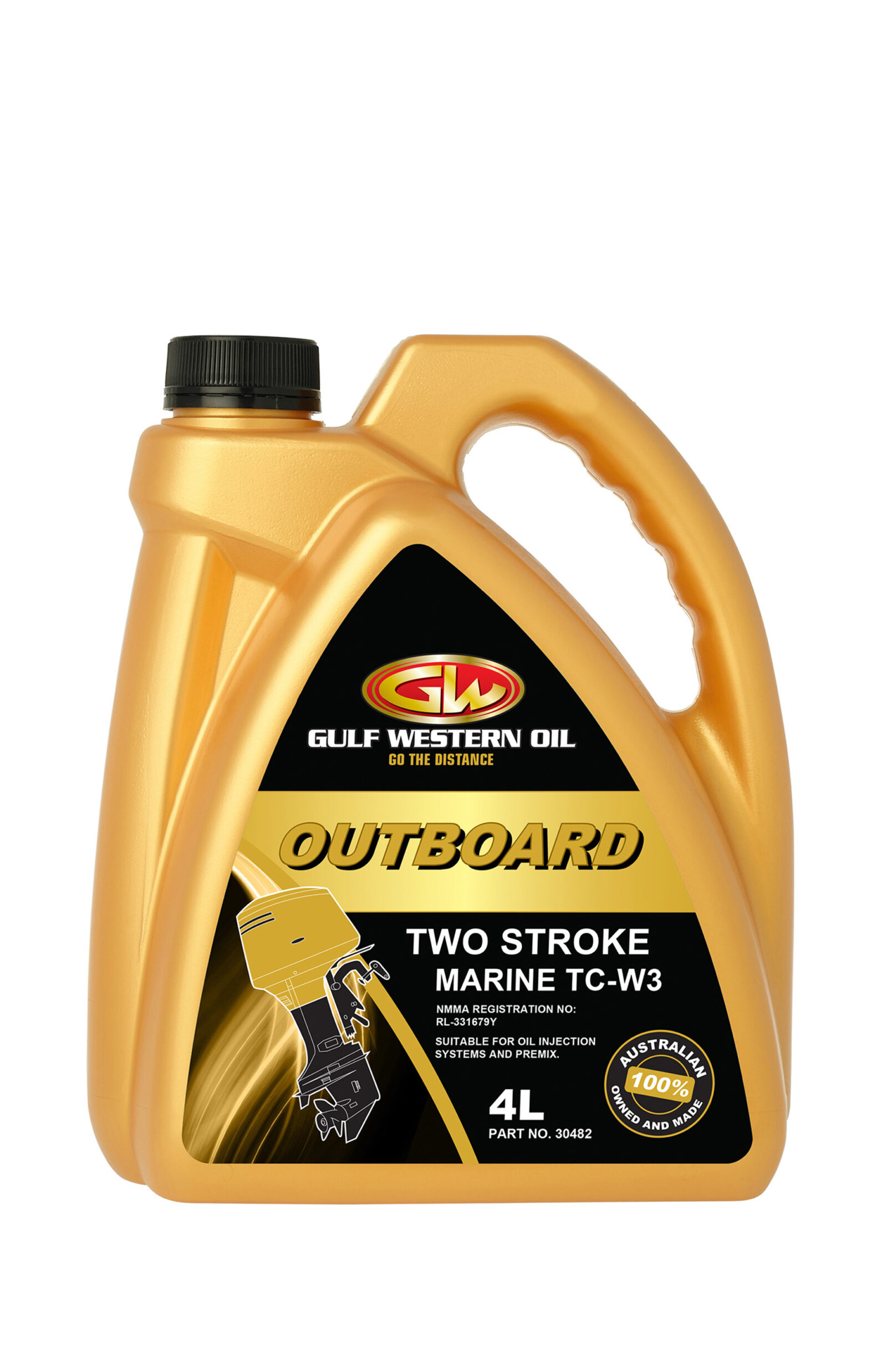 OUTBOARD TCW3 TWO STROKE Gulf Western Oil