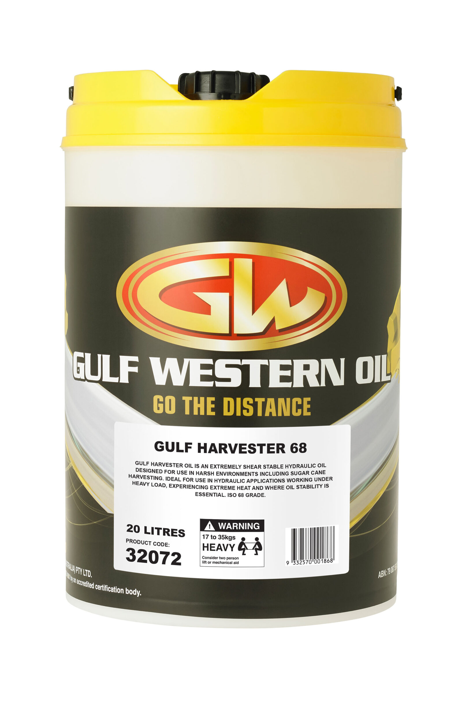 GULF HARVESTER RANGE VG 46 & 68 Gulf Western Oil